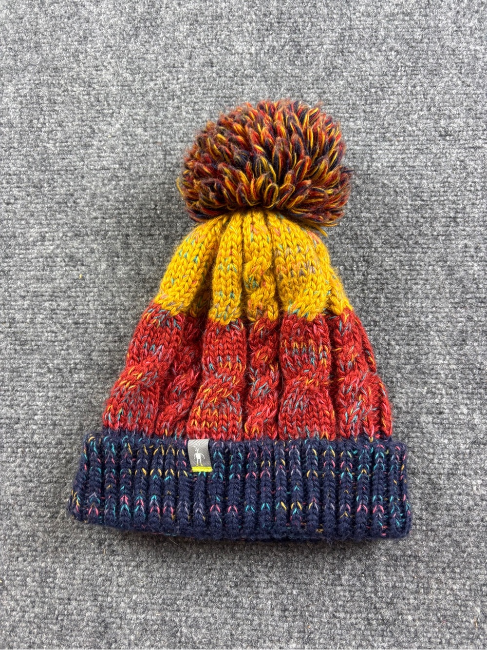 SMARTWOOL Isto Retro Winter Knit Beanie w/Pom